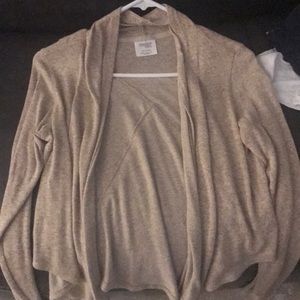 Tan cardigan
